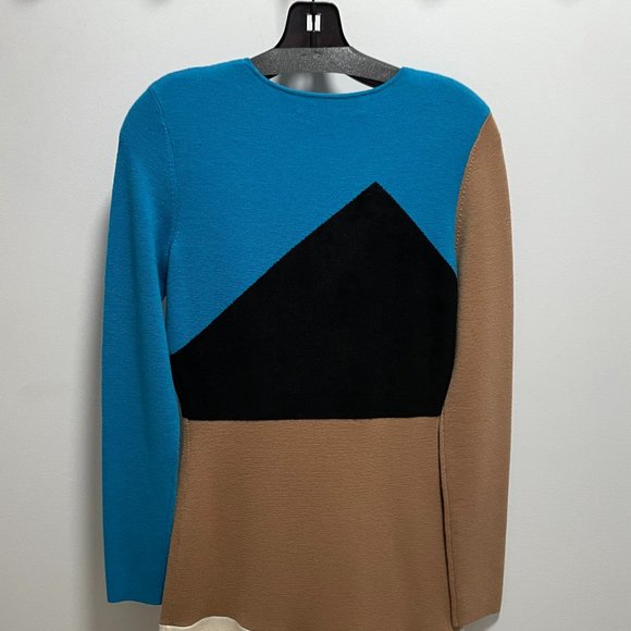 NWT DVF Crewneck Flare Knit Midi Dress Size Small - Picture 12 of 14